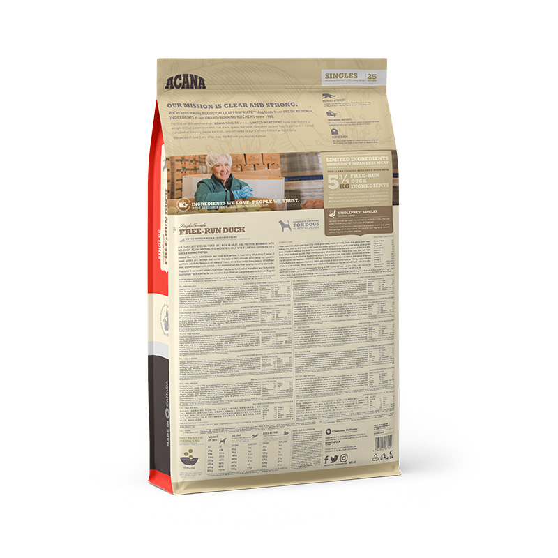 Acana Singles Free-run Duck 11,4 KG