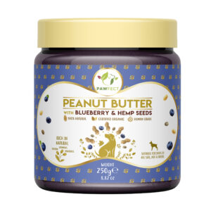 Pawfect PEANUT BUTTER with Blueberry & Hemp Seeds 250 gr
