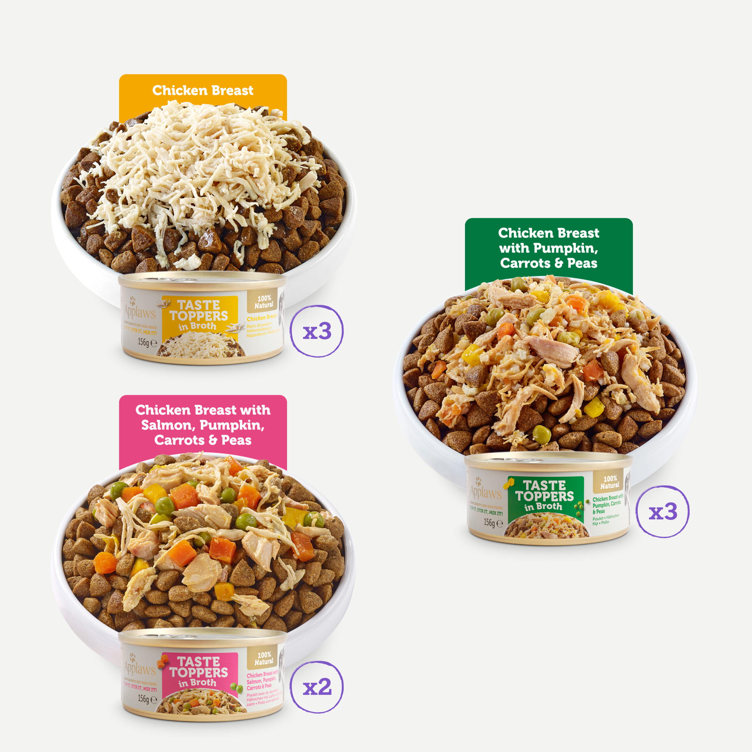 Applaws Taste Toppers Broth Multi-Pack
